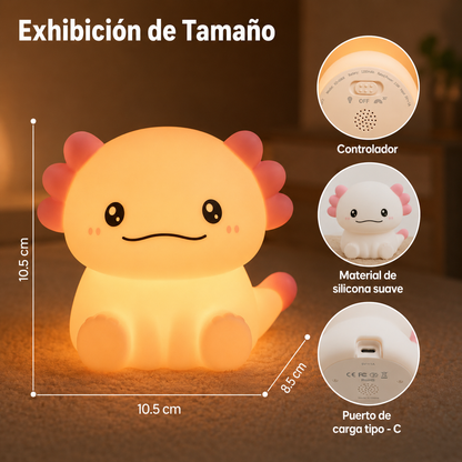 Lámpara Ajolote Silicona